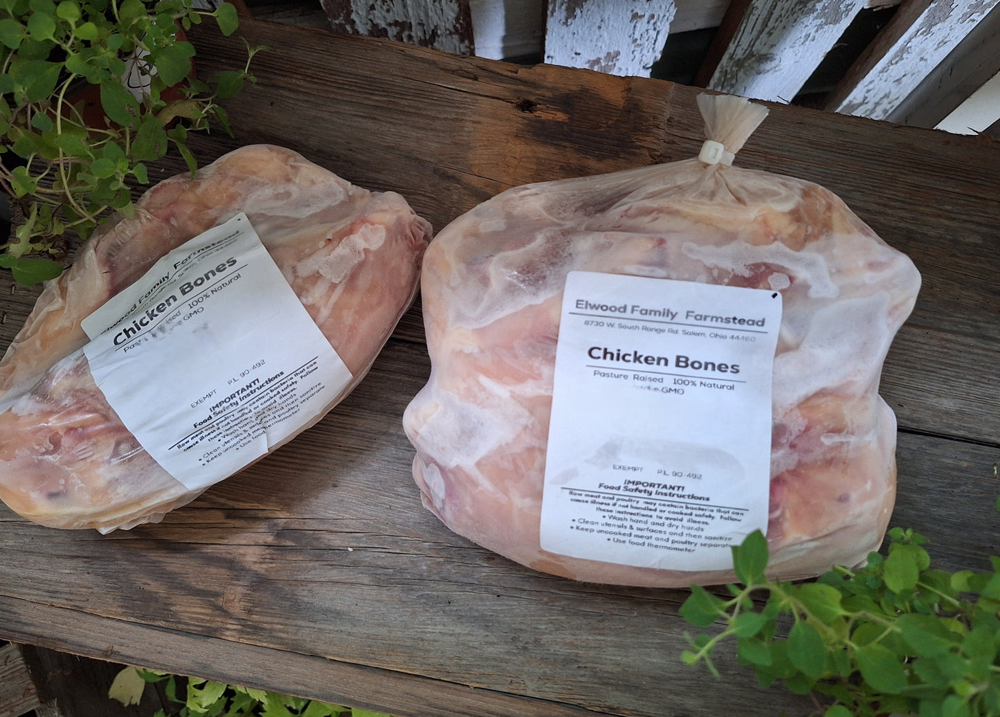 Chicken Stock Bones